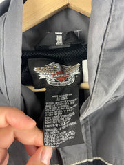 Vintage Harley Davidson Black & Grey Windbreaker