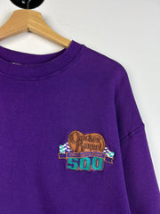 Vintage 90's Nascar Old Country 500 Purple Crewneck