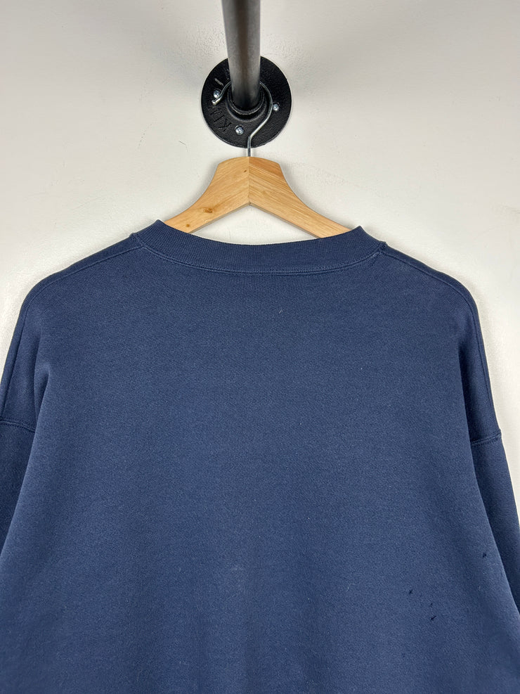 Vintage 90s Penn State Nittany Lions Distressed Navy Crewneck