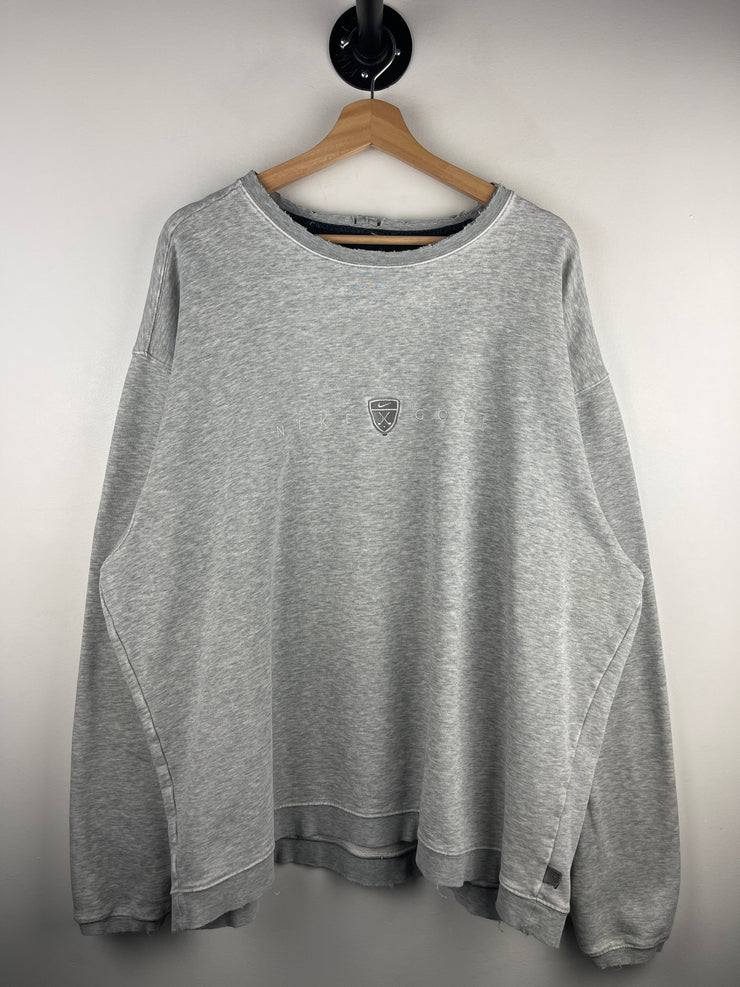 Vintage Nike Golf Embroidered Grey Crewneck