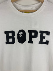 Bape Spellout White Tee