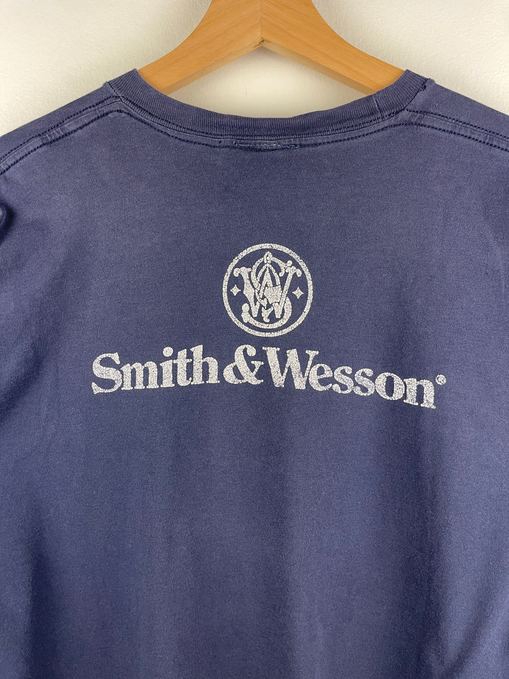 Vintage Smith & Wesson Bang Navy Tee