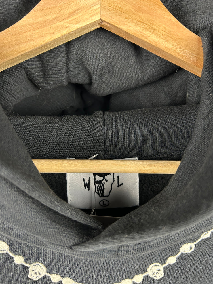 Warren Lotas Reaper Rosary Cross Black Hoodie