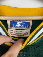 Vintage 90s NFL Starter Green Bay Packers Favre Green Football Jersey
