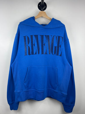 Revenge Nirvana Rhinestone Blue Hoodie