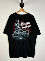 Vintage 2002 Zum Speed Honda Civic Lets Get Down And Dirty Black Tee