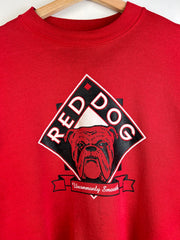 Vintage 90's Red Dog Budweiser Parody Red Crewneck