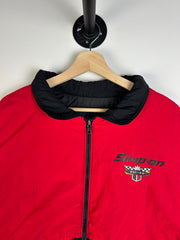 Vintage 90's Snap On Racing Insulated Black & Red Jacket