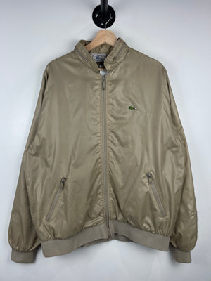 Vintage 90s Lacoste Izod Beige Windbreaker