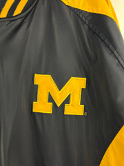 Vintage Steve & Barrys Michigan Wolverines Navy & Yellow Varsity Jacket