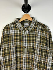 Vintage Y2K Carhartt Green Flannel