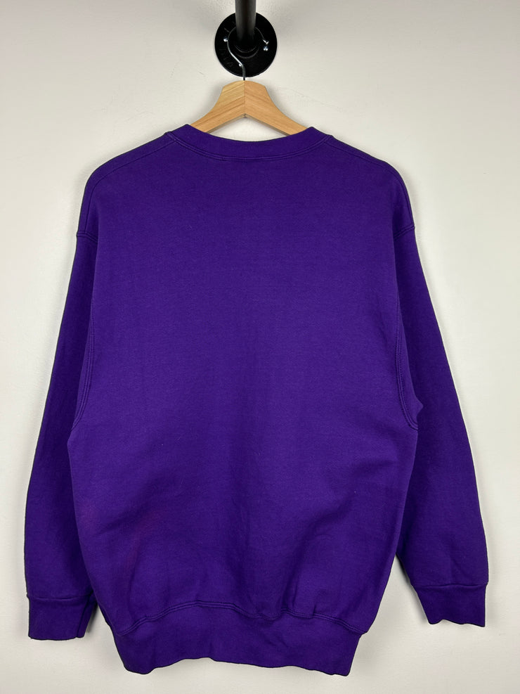Vintage 90s NFL Minnesota Vikings Purple Crewneck