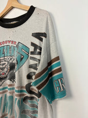 Vintage 90's Vancouver Grizzlies Faded Grey Tee