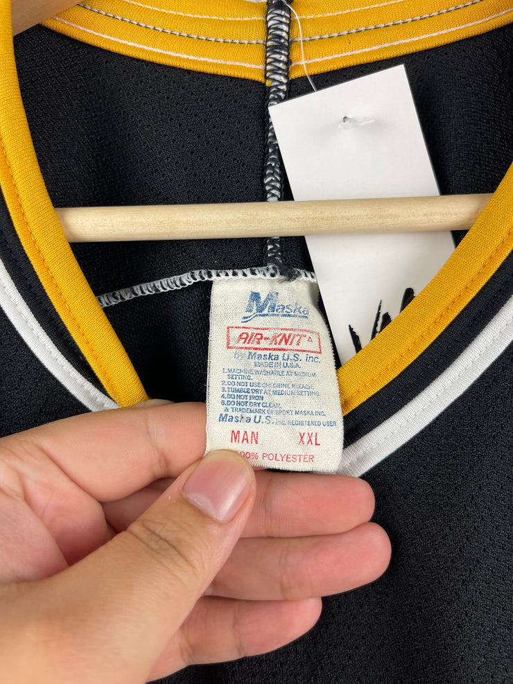 Vintage 90s NHL CCM Pittsburgh Penguins Black Hockey Jersey