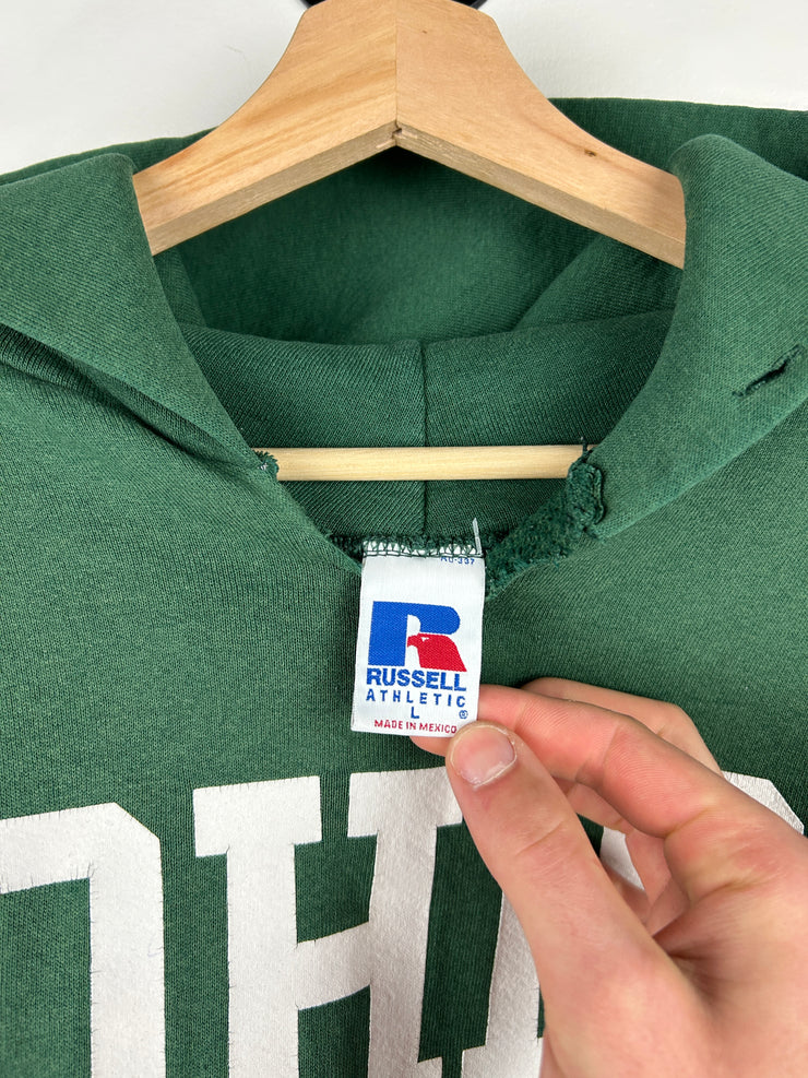 Vintage 90s Russell Athletic Ohio University Green Hoodie