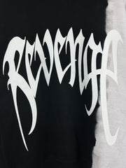 Revenge Split Dye Black Crewneck