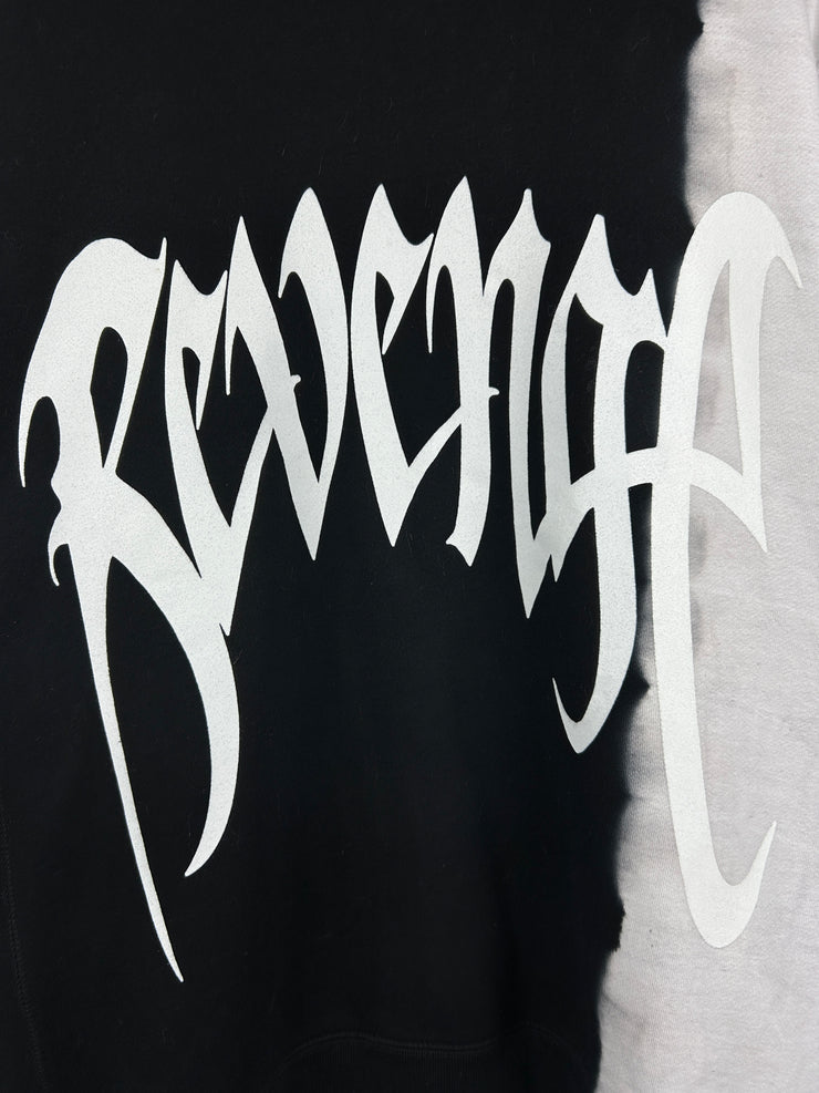 Revenge Split Dye Black Crewneck
