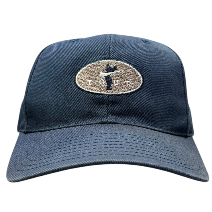 Vintage 90s Nike Golf Tour Navy Strapback Hat