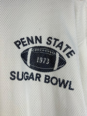 Vintage 70's Champion Penn State Sugar Bowl White Mesh Jersey