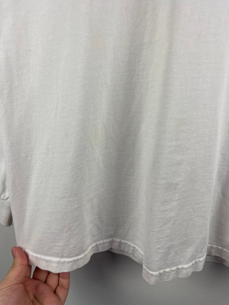 Vintage 90s Nike Golf Swoosh Turtle Neck White Long Sleeve