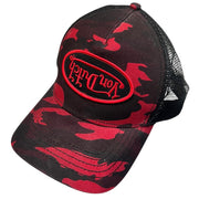 Von Dutch Rambo Camo Red & Black Trucker Hat