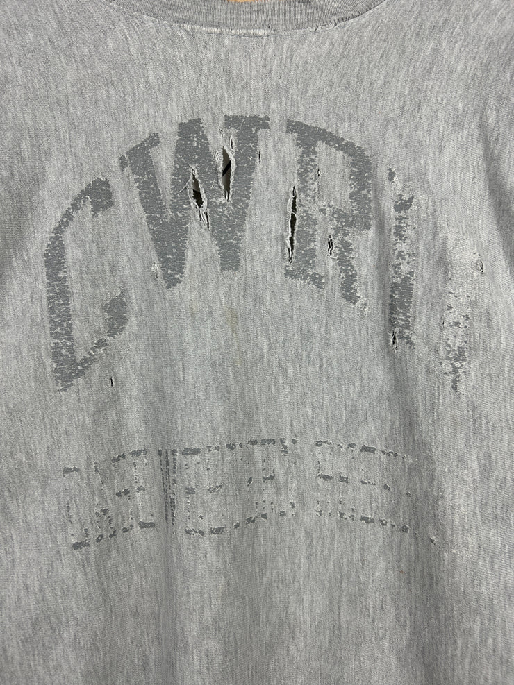 Vintage 80s Champion Reverse Weave Case Western Reserve University Grey Crewneck