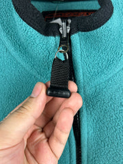 Vintage 90s Nike ACG Teal Fleece Zip Up Vest