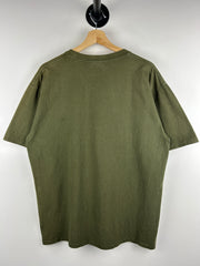 Bape Ape Head Embroidered Olive Tee