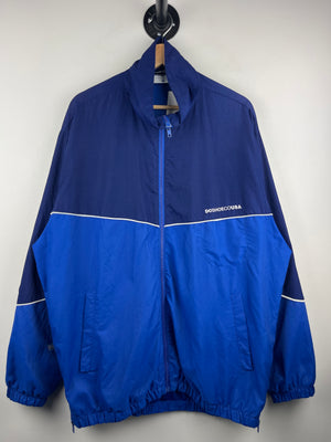 Vintage 90s DC SHOECOUSA Skateboards Blue Windbreaker