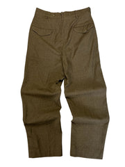 Vintage 50s US Army Brown Wool Pants
