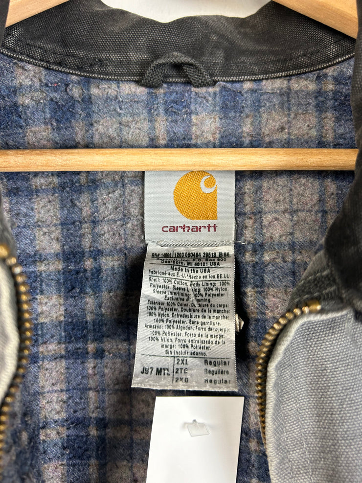 Vintage Y2K Carhartt Detroit Grey Jacket J97 MTL