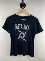 Vintage 2003 Metallica Artimonde Women's Black Baby Tee