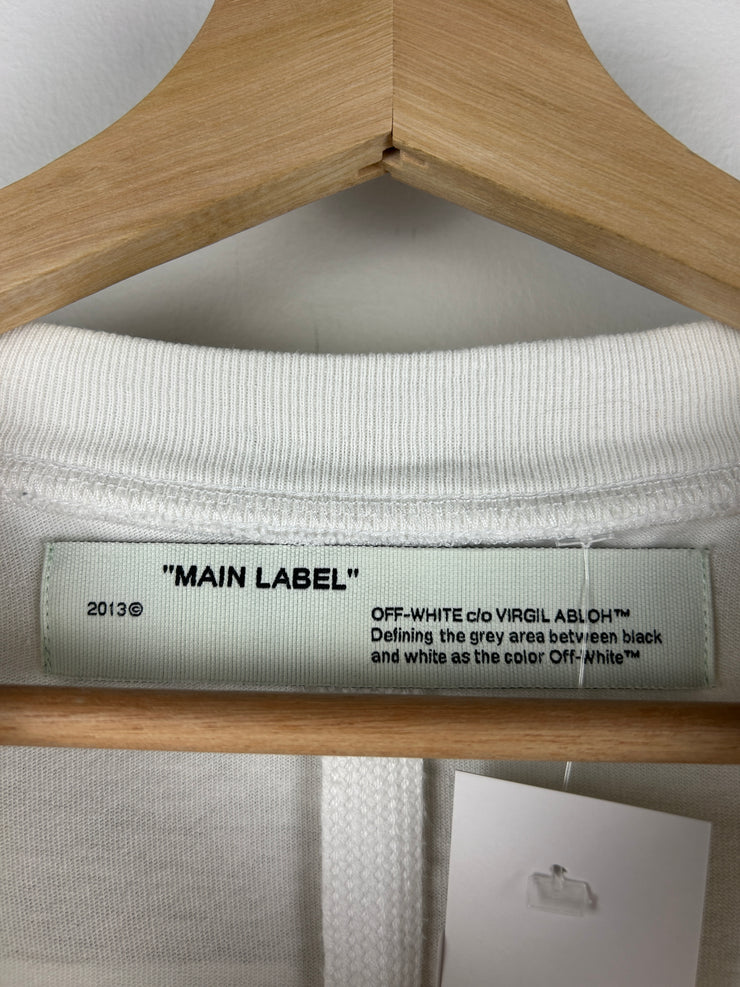 Off White Airport Tape White Tee