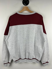 Vintage 90s NFL Washington Redskins Grey & Maroon Crewneck