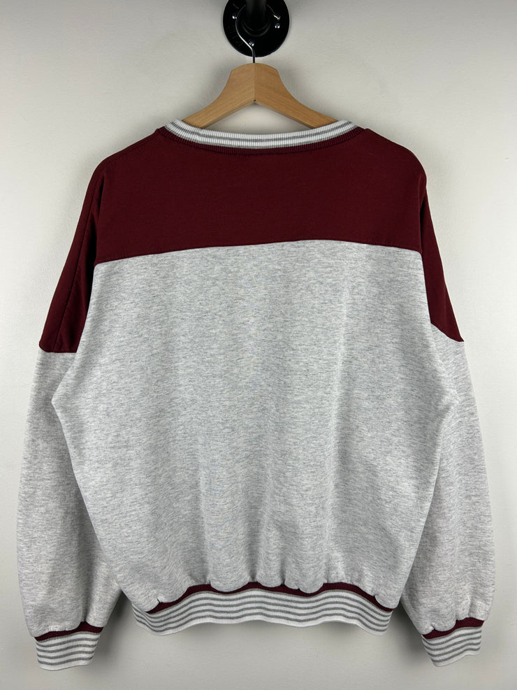 Vintage 90s NFL Washington Redskins Grey & Maroon Crewneck