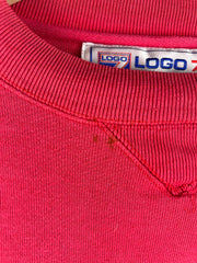 Vintage 90s Logo 7 Indiana Hoosiers University Red Crewneck