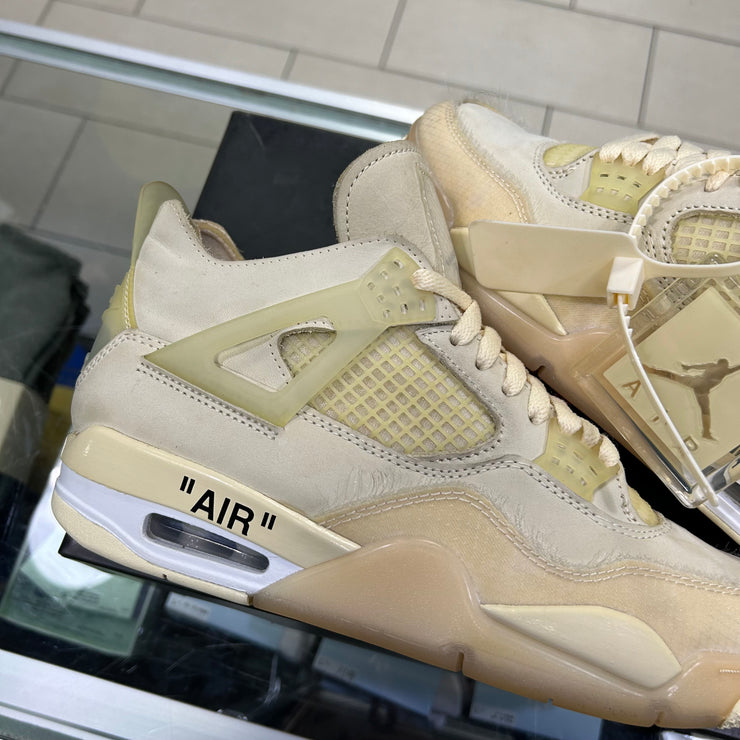 Jordan 4 x Off White Sail