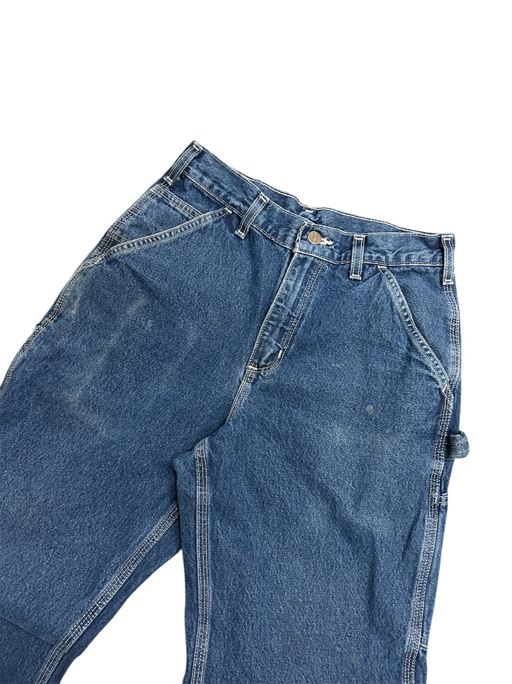 Vintage Carhartt Blue Denim Carpenter Jeans