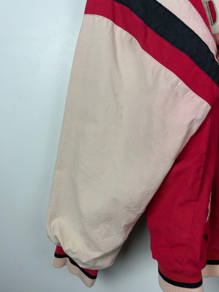 Vintage 90s NHL Mirage Detroit Red Wings Reversible Bomber Jacket