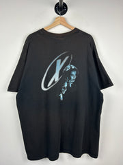 Vintage 90s The X Files TV Show Promo Black Tee