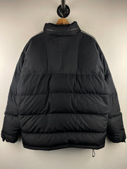 Vintage Nike Spellout Down Filled Black Puffer Jacket