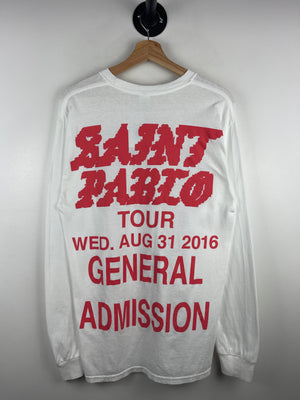 Kanye West Saint Pablo Tour White Long Sleeve