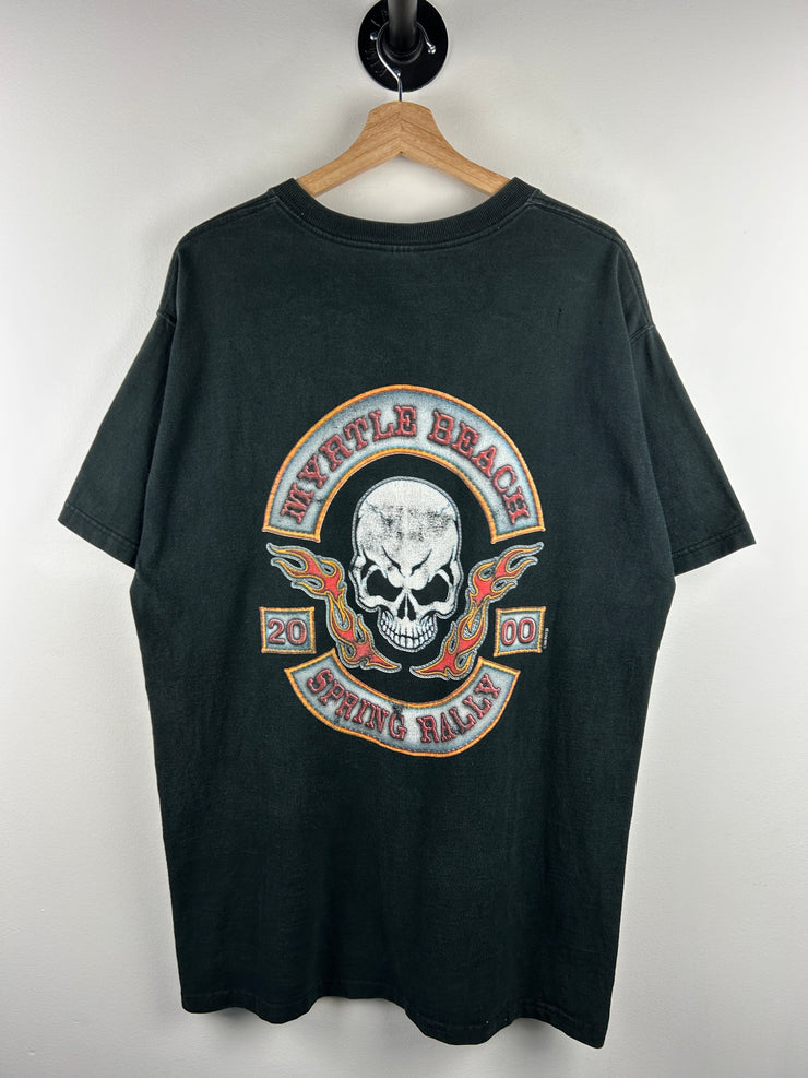 Vintage Spring Rally Myrtle Beach Black Tee