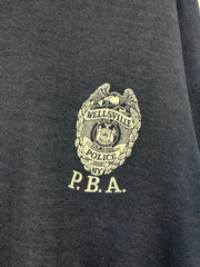 Vintage 90s New York Police Faded Navy Crewneck