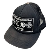 Chrome Hearts Paris Black Trucker Hat