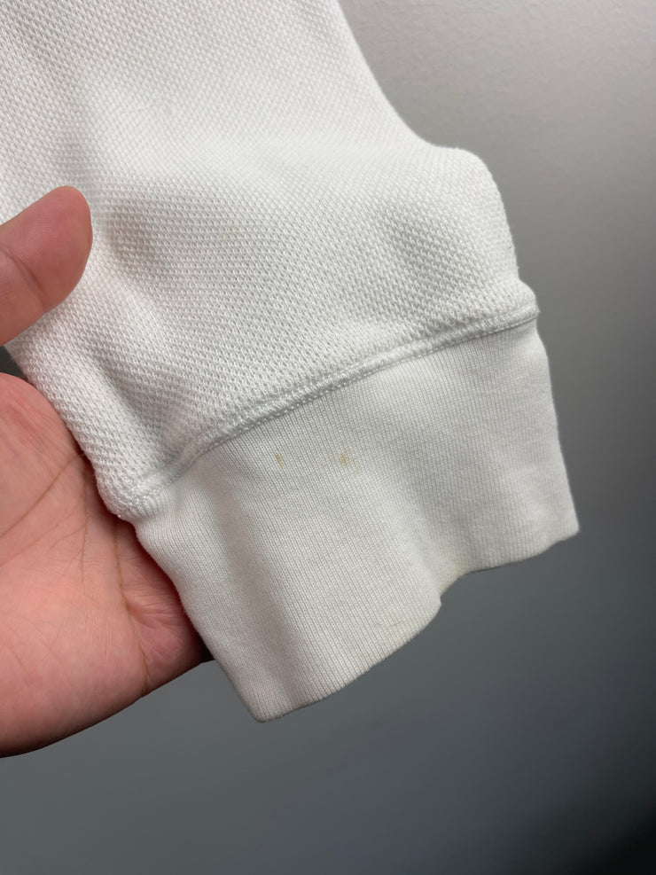 Vintage Polo Ralph Lauren White Thermal Crewneck