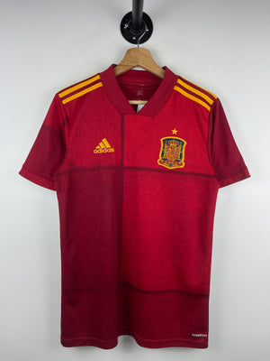 Adidas 2020 Spain Home Red Soccer Jersey