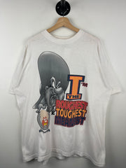 Vintage 90s Looney Tunes Yosemite Sam White Tee