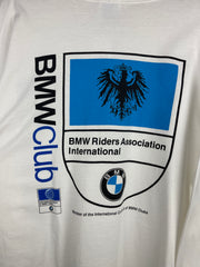 Vintage 90s BMW Club Riders Association White Long Sleeve