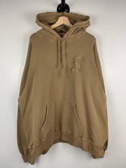 Supreme SS23 Overdyed S Logo Natural Hoodie